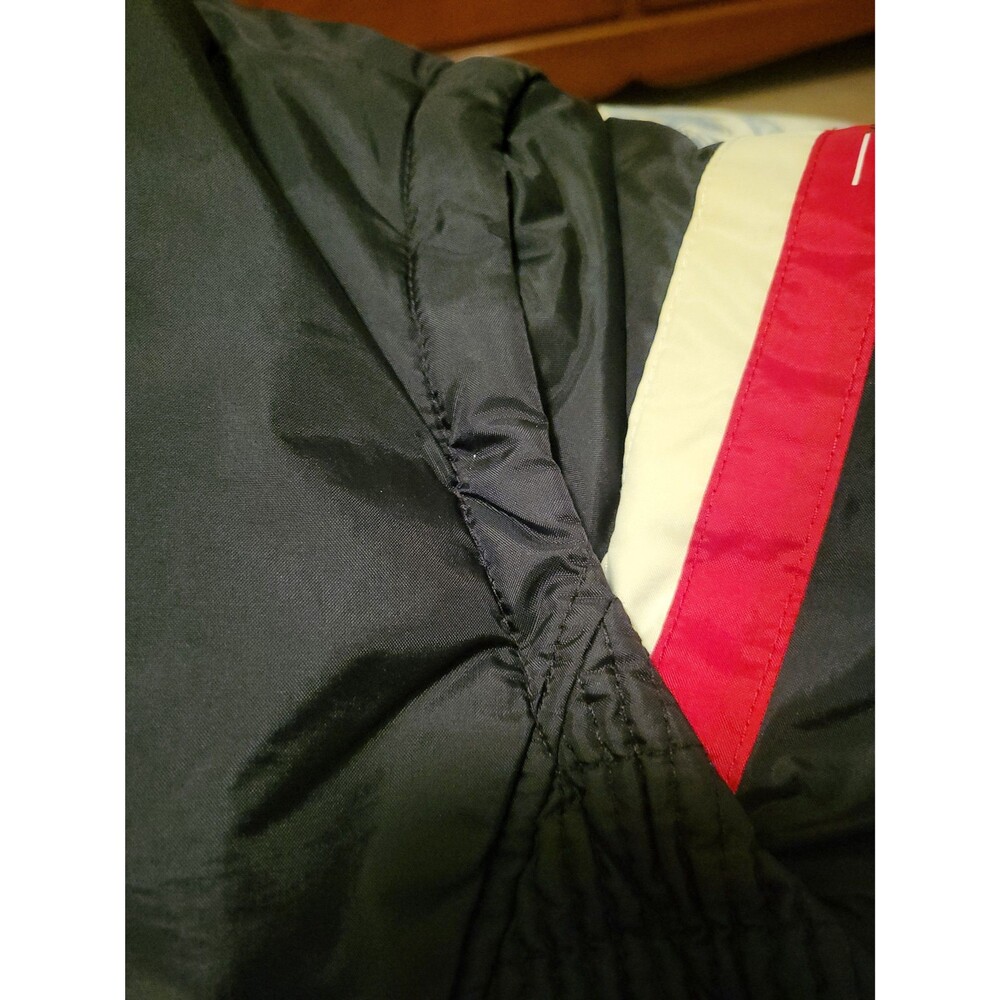 DKNY Black Jacket with Red and White Stripes - Picture 8 of 8